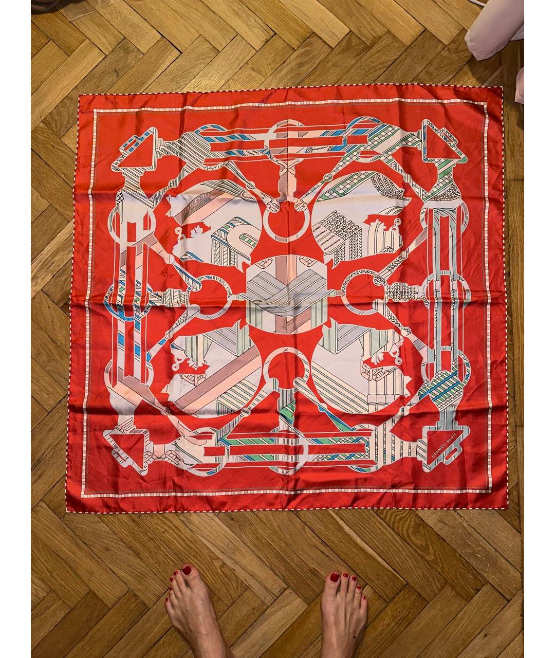 HERMES PRE-OWNED Мульти шелковый платок, фото 2