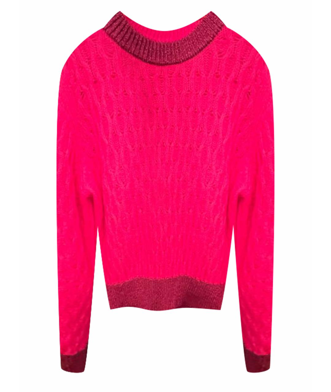 PINKO Розовый полиамидовый джемпер / свитер, фото 1