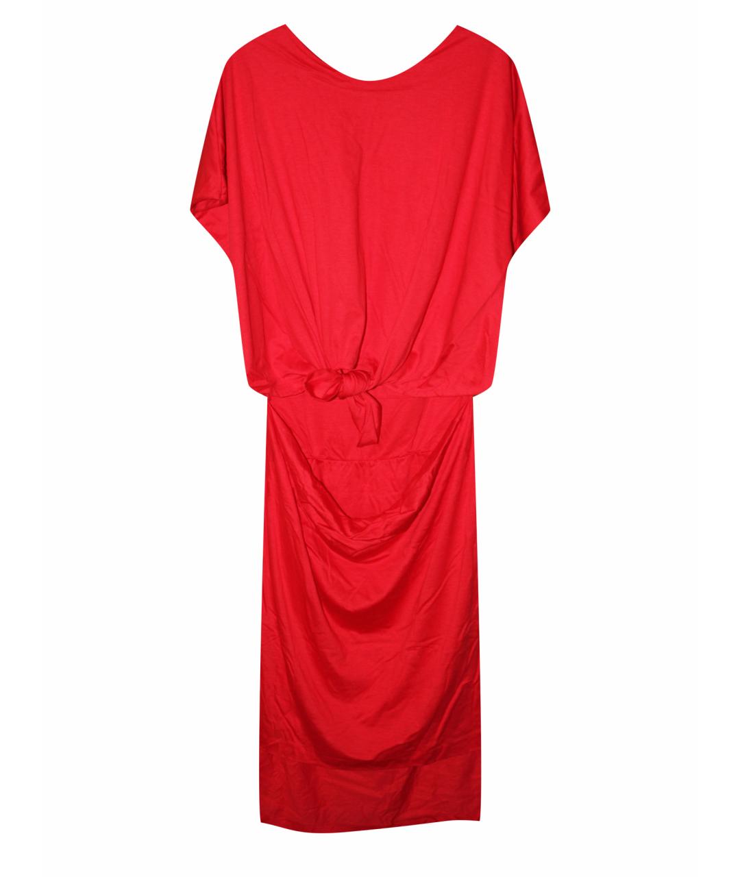 JIL SANDER Красное повседневное платье, фото 1