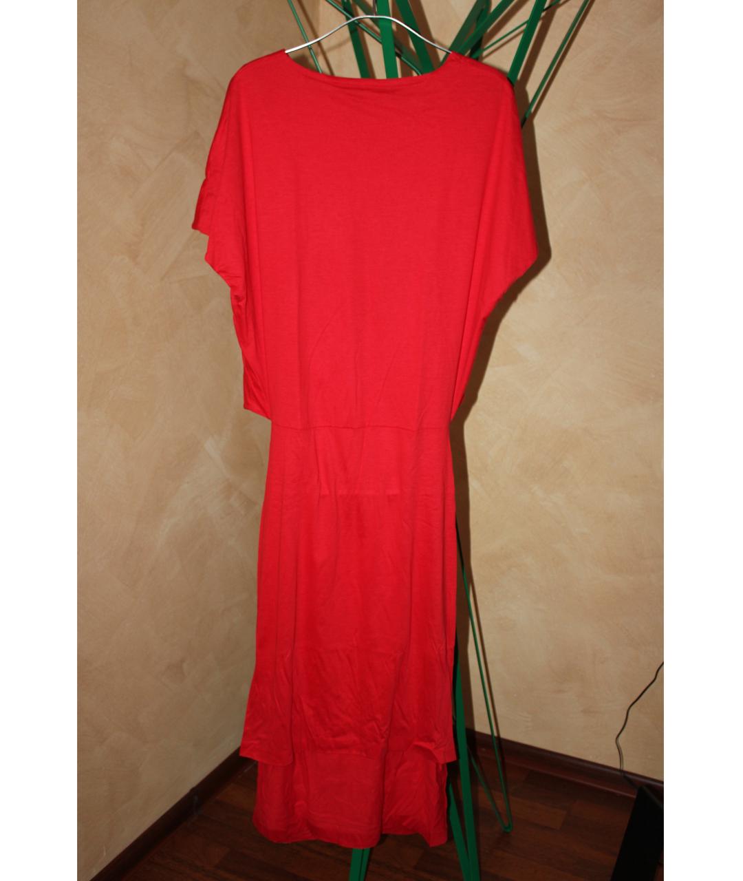 JIL SANDER Красное повседневное платье, фото 2