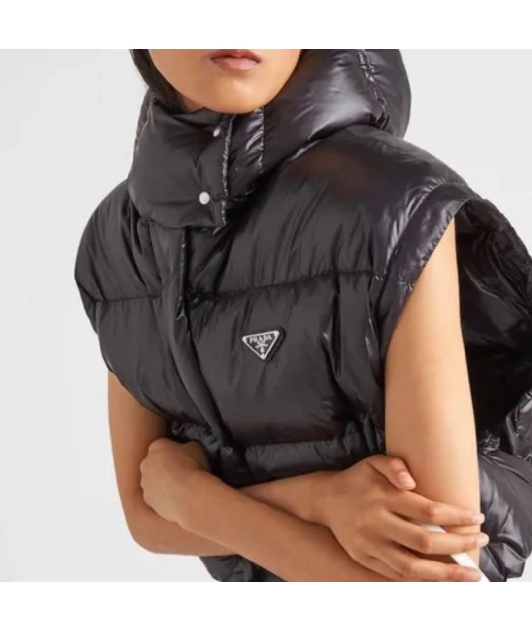PRADA Черный пуховик, фото 3