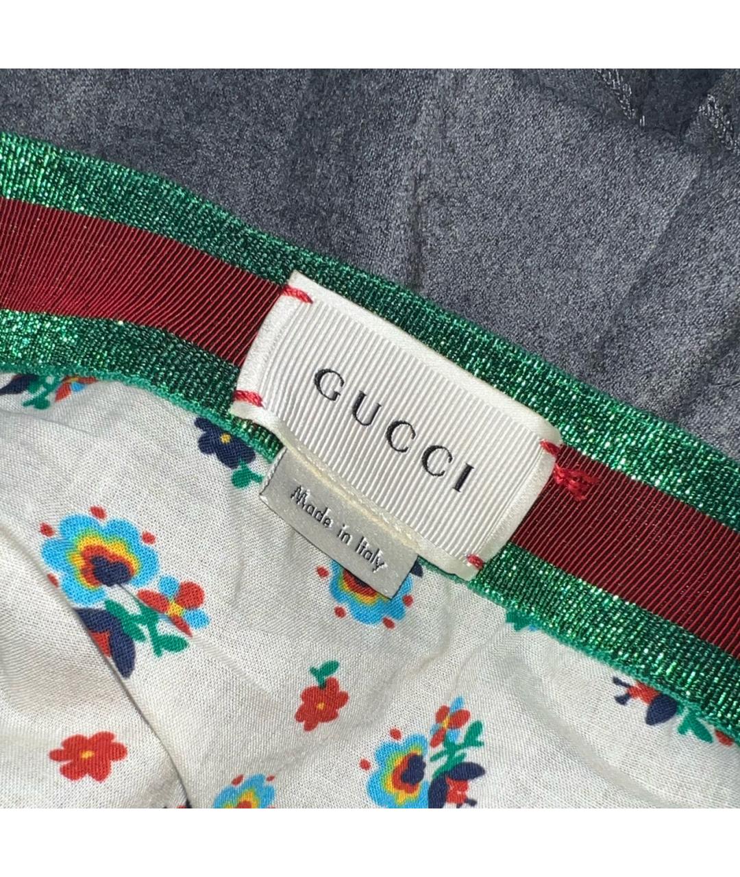 GUCCI Серая юбка, фото 2