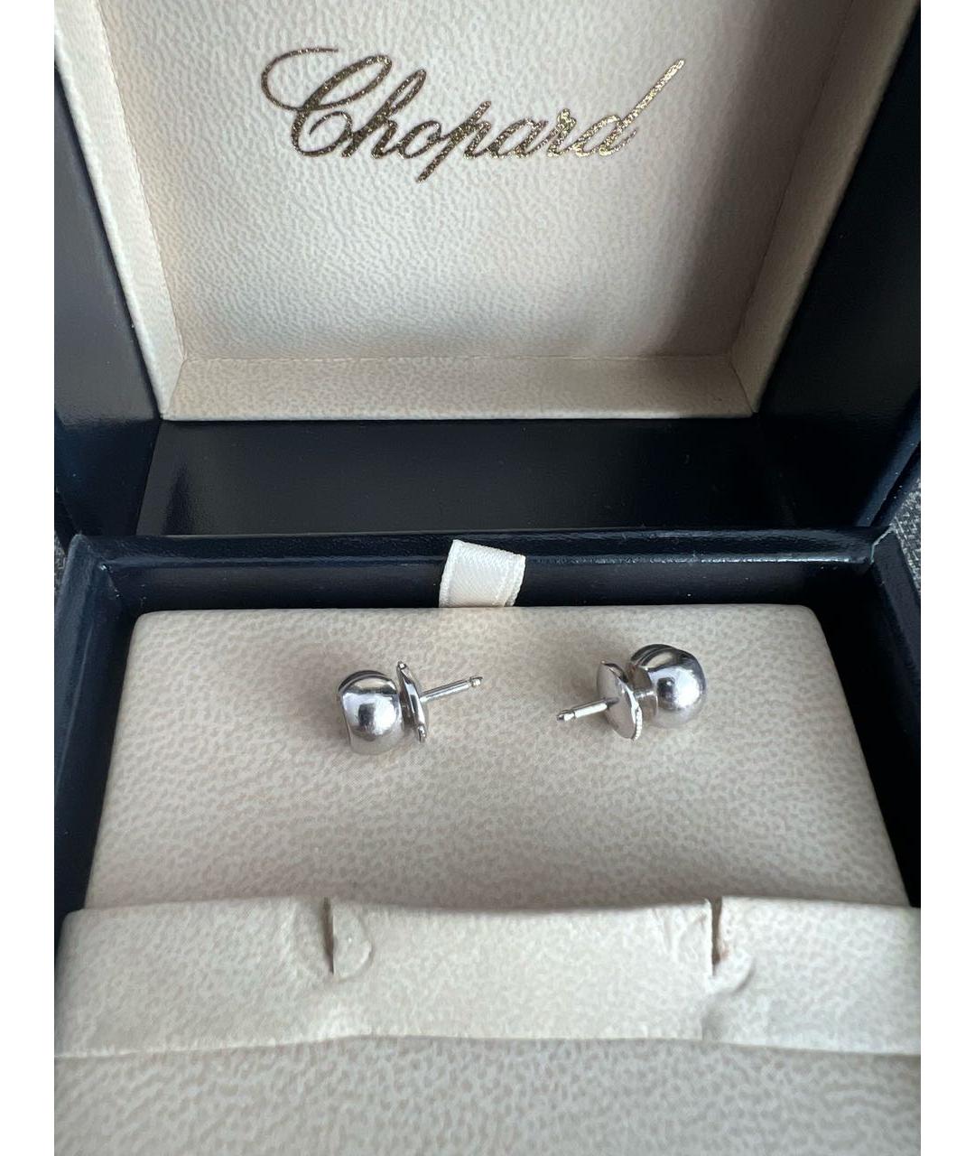 CHOPARD Белые серьги из белого золота, фото 6