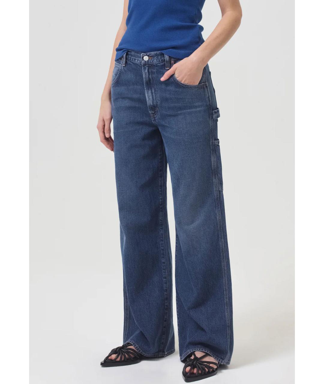 AGOLDE Синие прямые джинсы, фото 3
