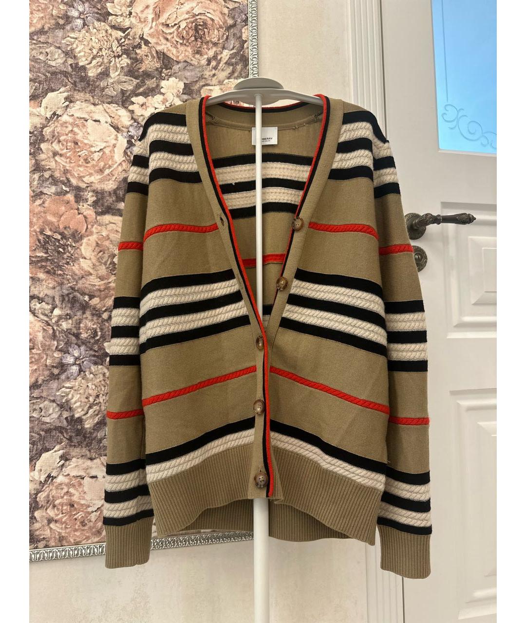 BURBERRY Бежевый кардиган, фото 6
