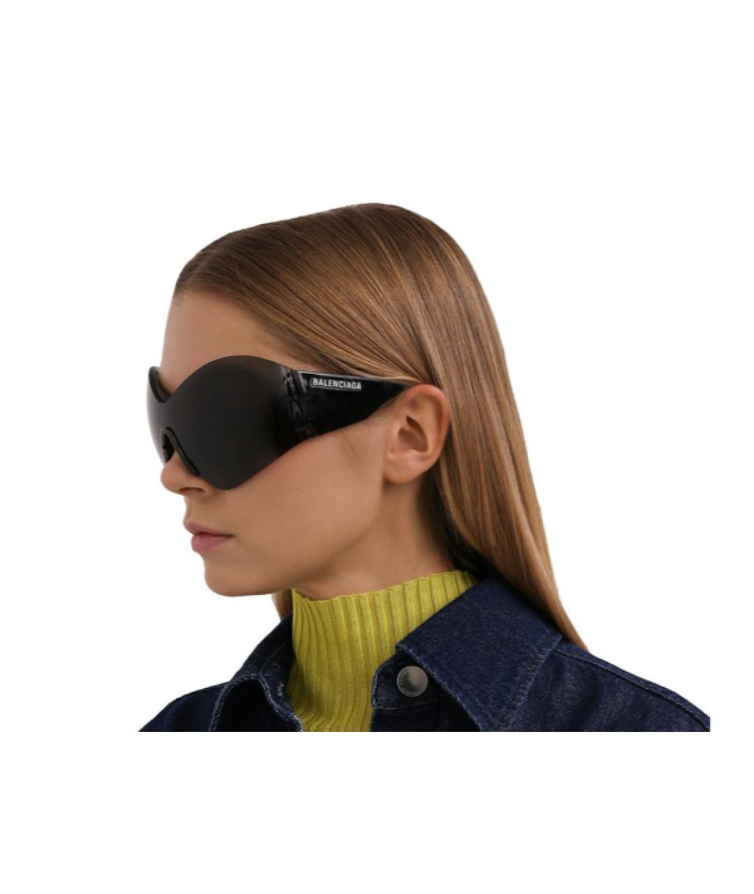 BALENCIAGA Черные солнцезащитные очки, фото 3