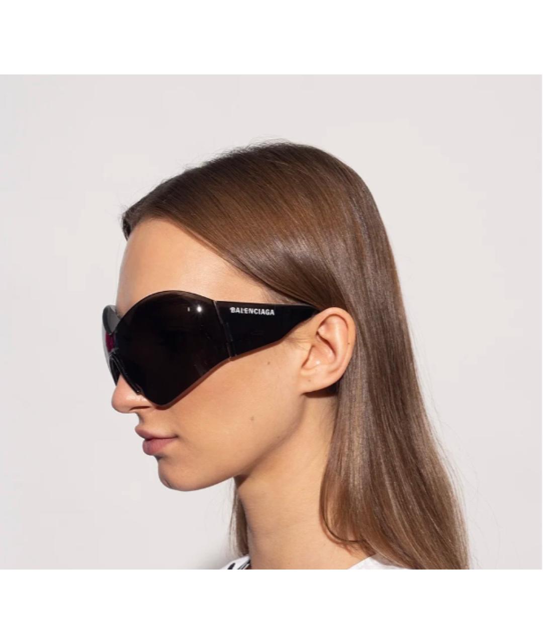 BALENCIAGA Черные солнцезащитные очки, фото 4