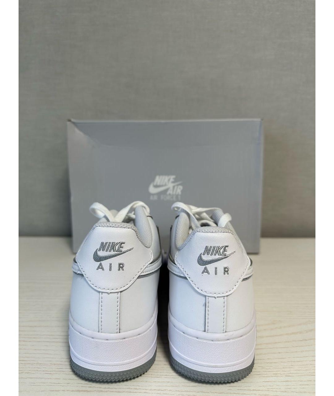 NIKE Белые кожаные кроссовки, фото 3