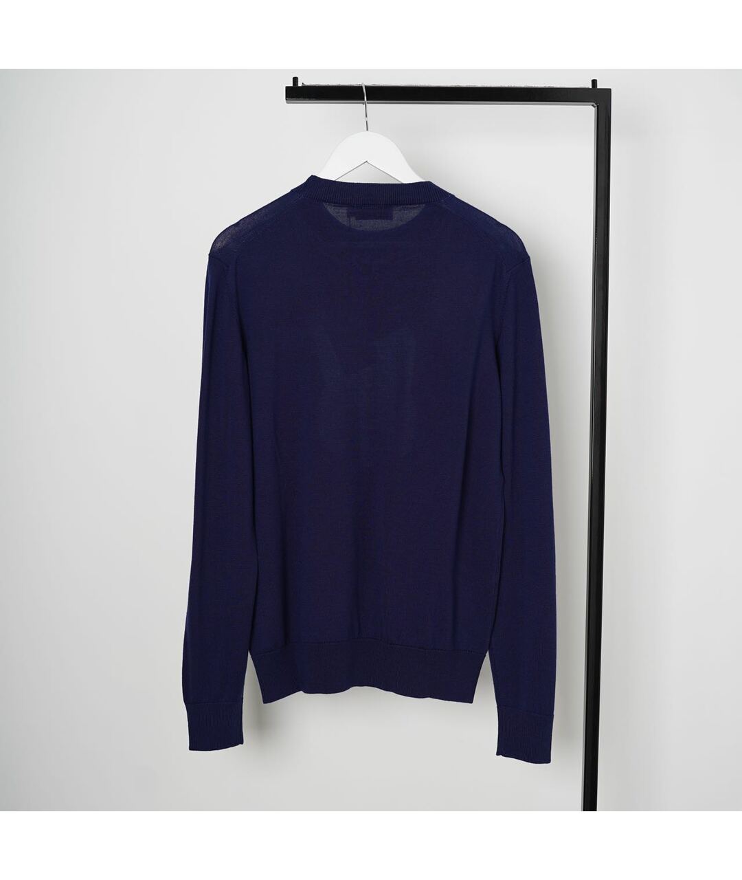MAISON KITSUNE Темно-синий шерстяной джемпер / свитер, фото 2