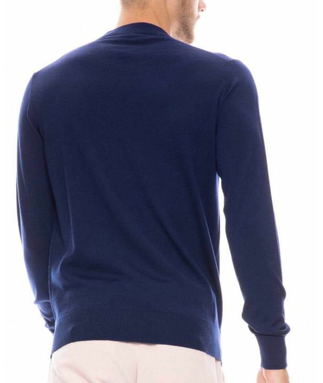 MAISON KITSUNE Темно-синий шерстяной джемпер / свитер, фото 4