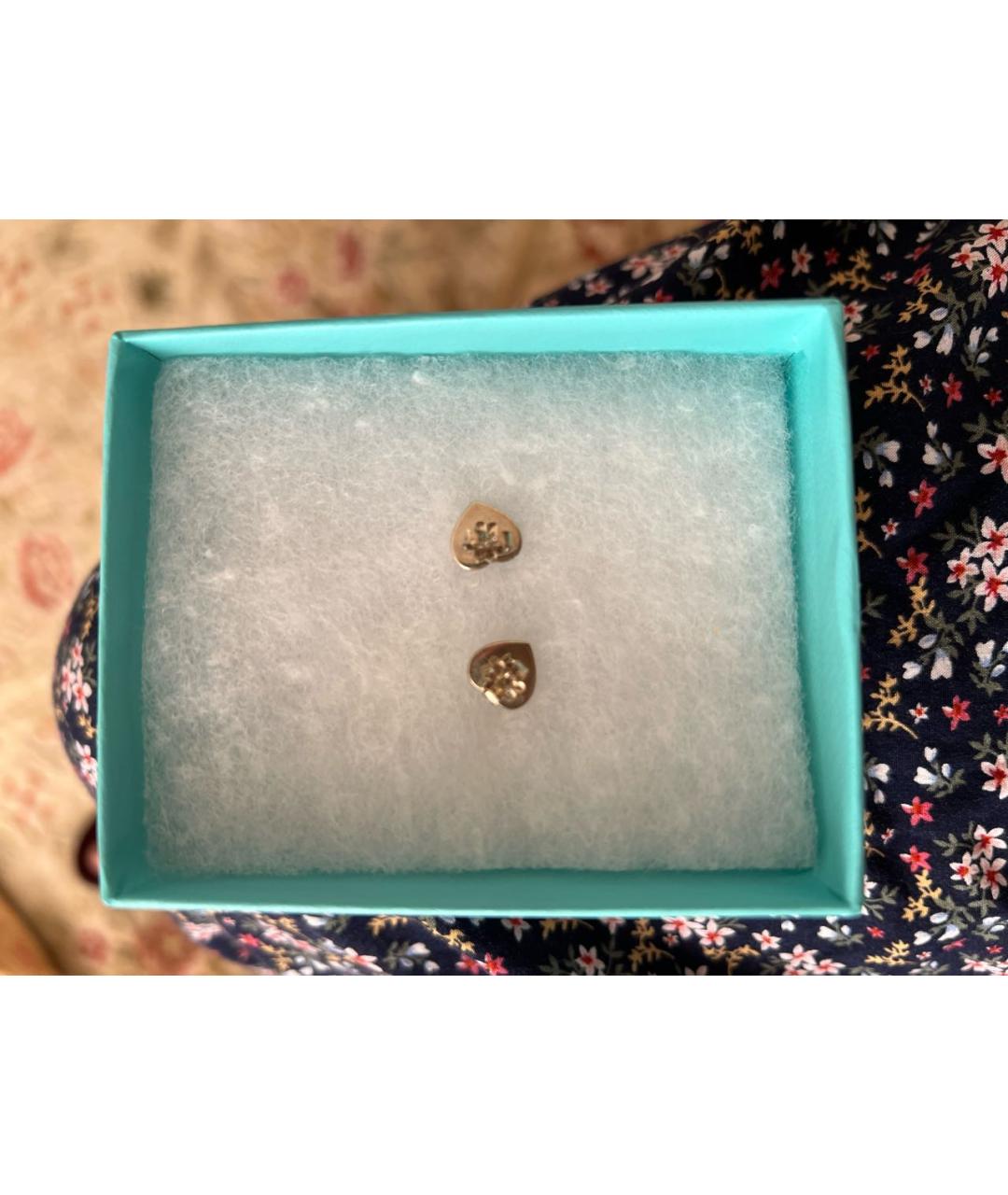 TIFFANY&CO Белые серебряные серьги, фото 4