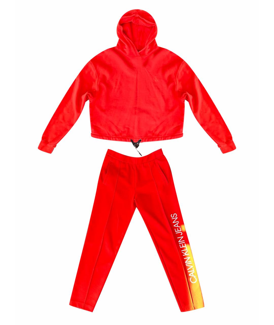 CALVIN KLEIN Красный хлопковый спортивные костюмы, фото 1