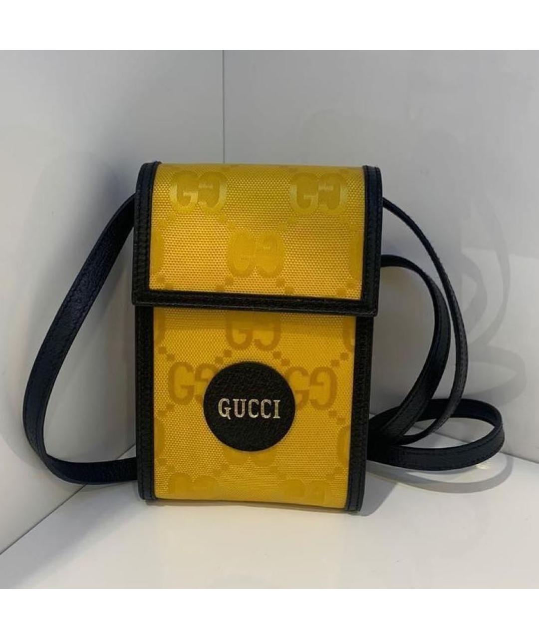 GUCCI Желтая сумка через плечо, фото 2
