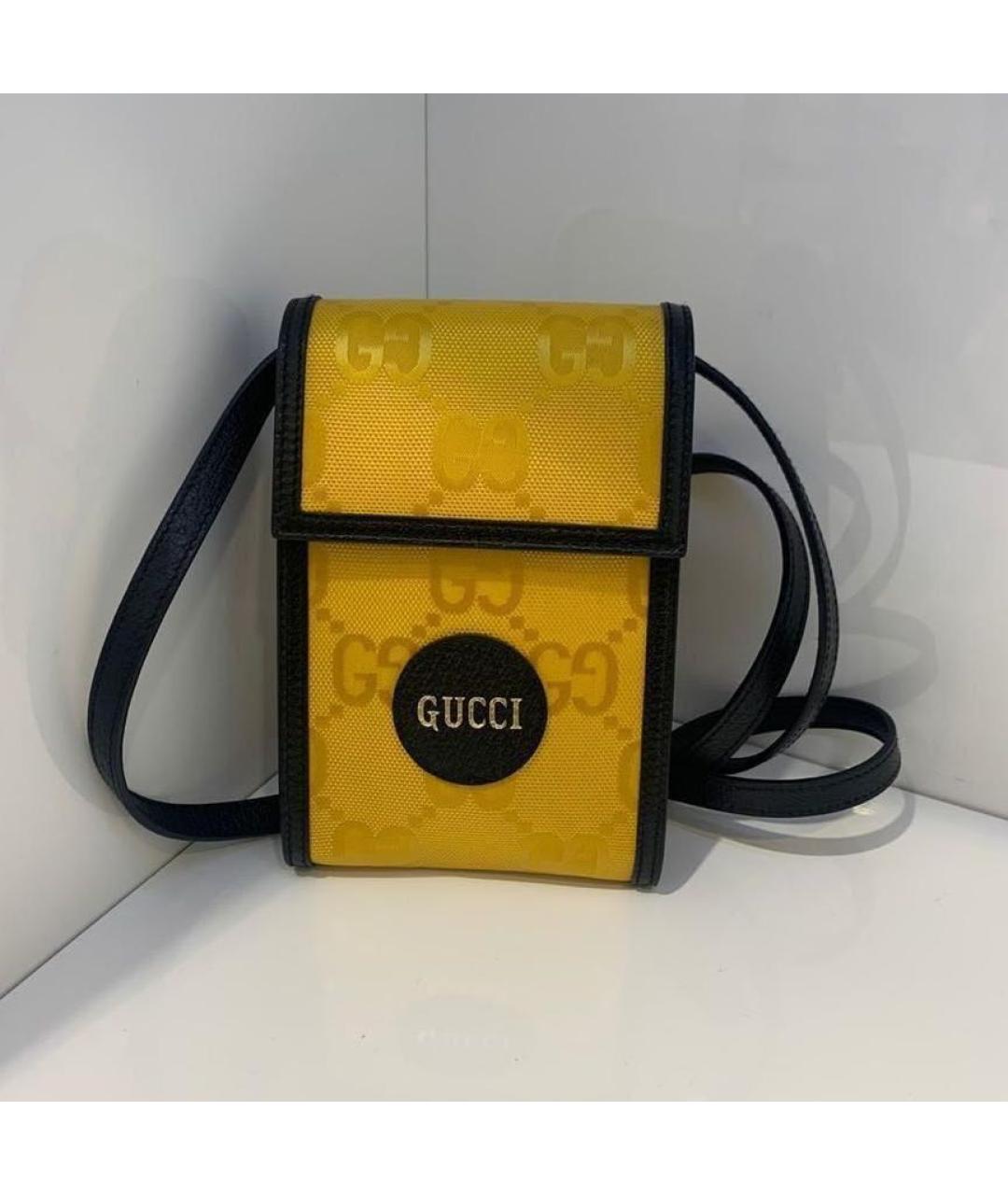 GUCCI Желтая сумка через плечо, фото 3