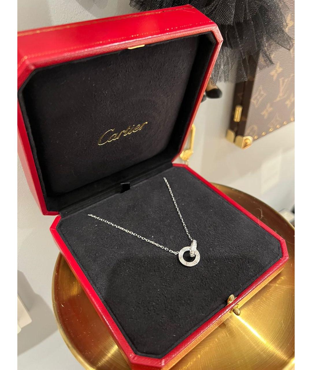 CARTIER Белая подвеска из белого золота, фото 2