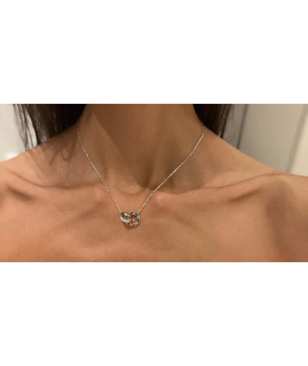 CARTIER Белая подвеска из белого золота, фото 3