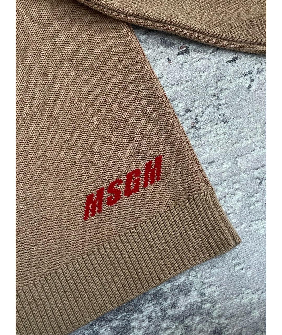 MSGM Коричневый шерстяной джемпер / свитер, фото 2
