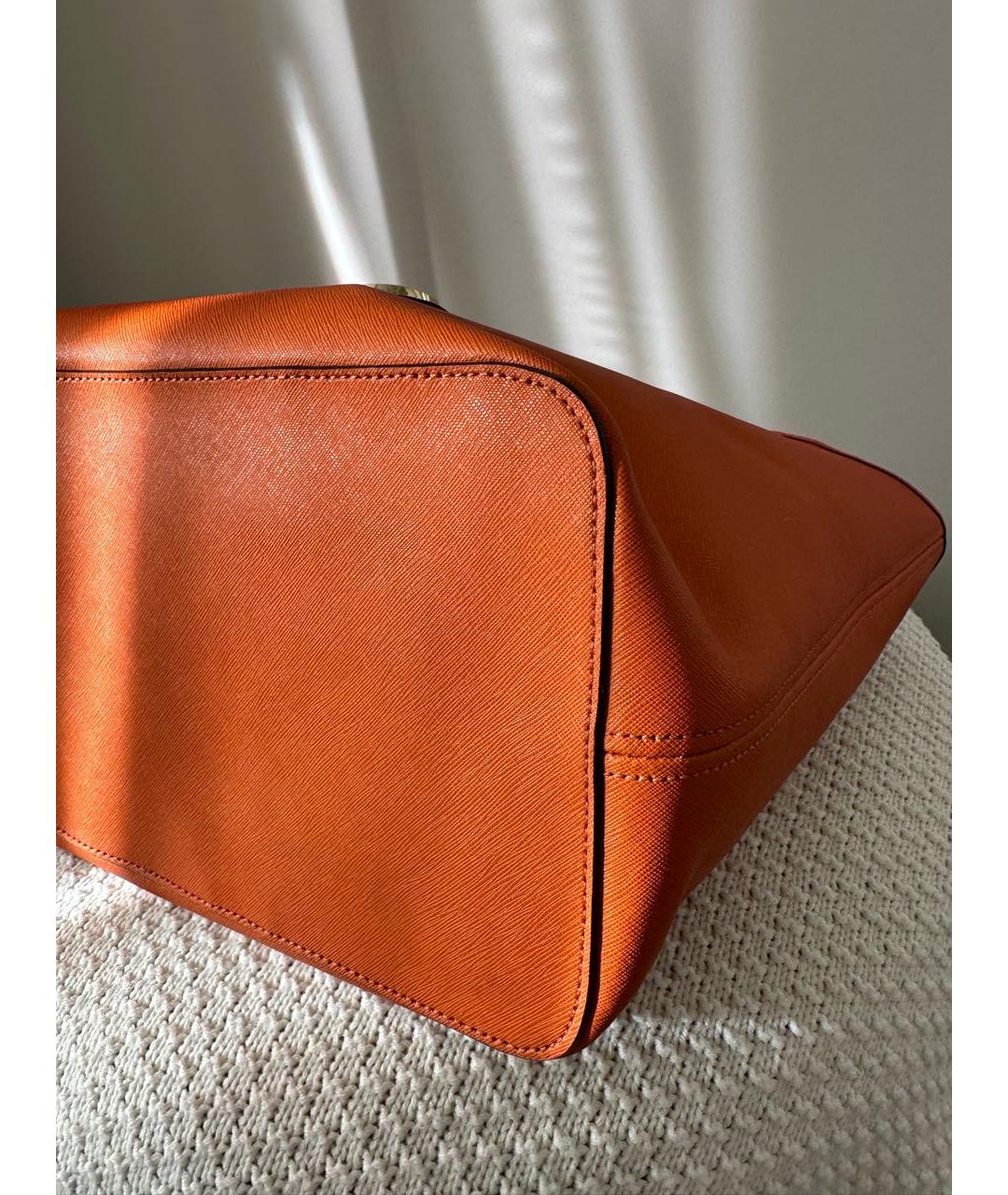 MICHAEL KORS Оранжевая сумка тоут, фото 6