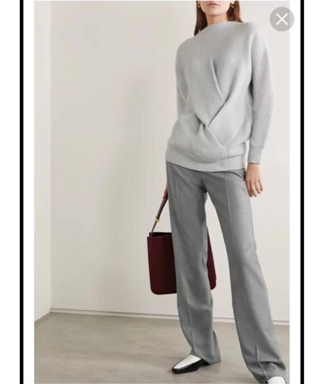 MAX MARA Голубой шерстяной джемпер / свитер, фото 3