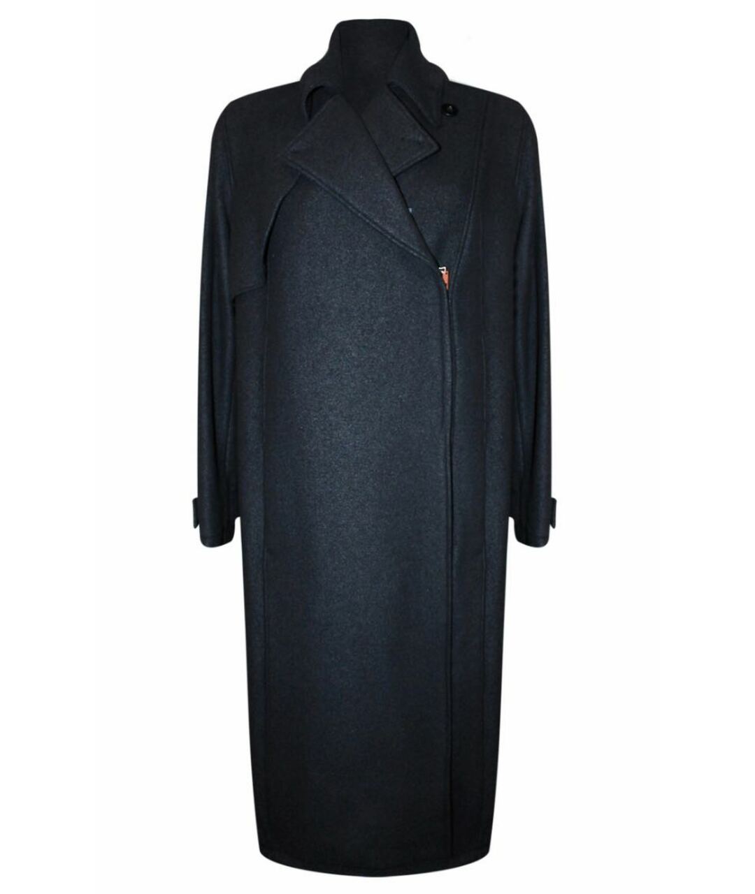 MM6 MAISON MARGIELA Антрацитовое шерстяное пальто, фото 1