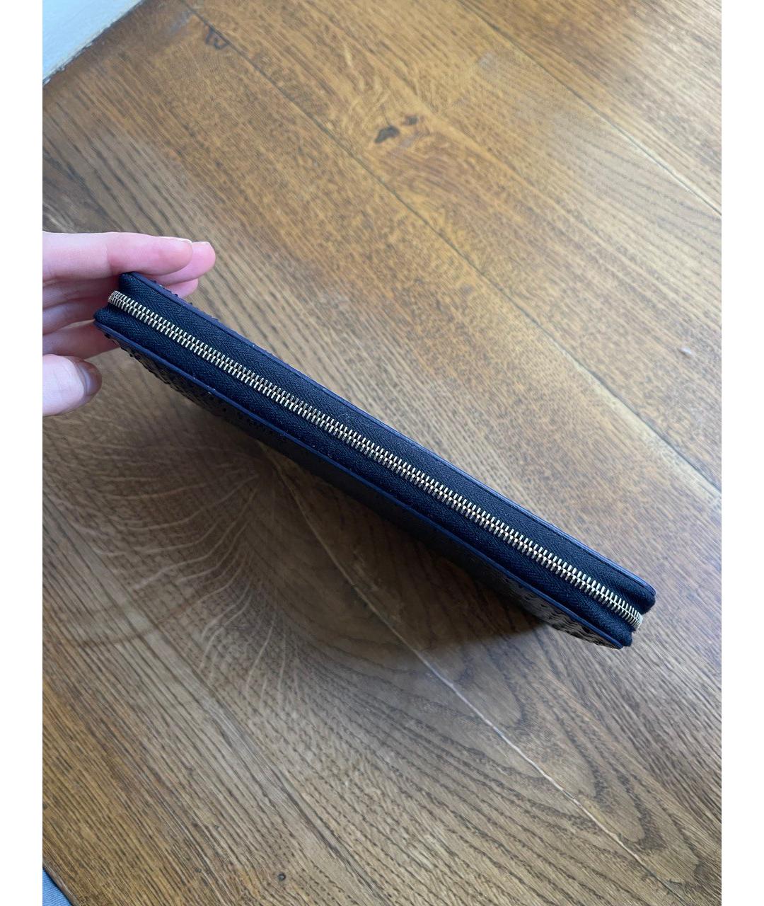 CELINE Темно-синий кошелек из лакированной кожи, фото 6