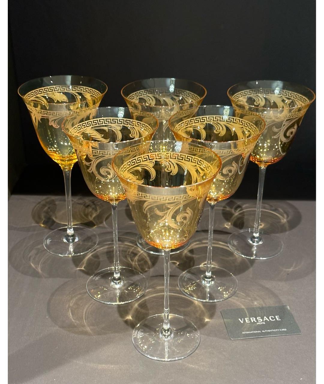 VERSACE Стеклянный бокал для вина, фото 8