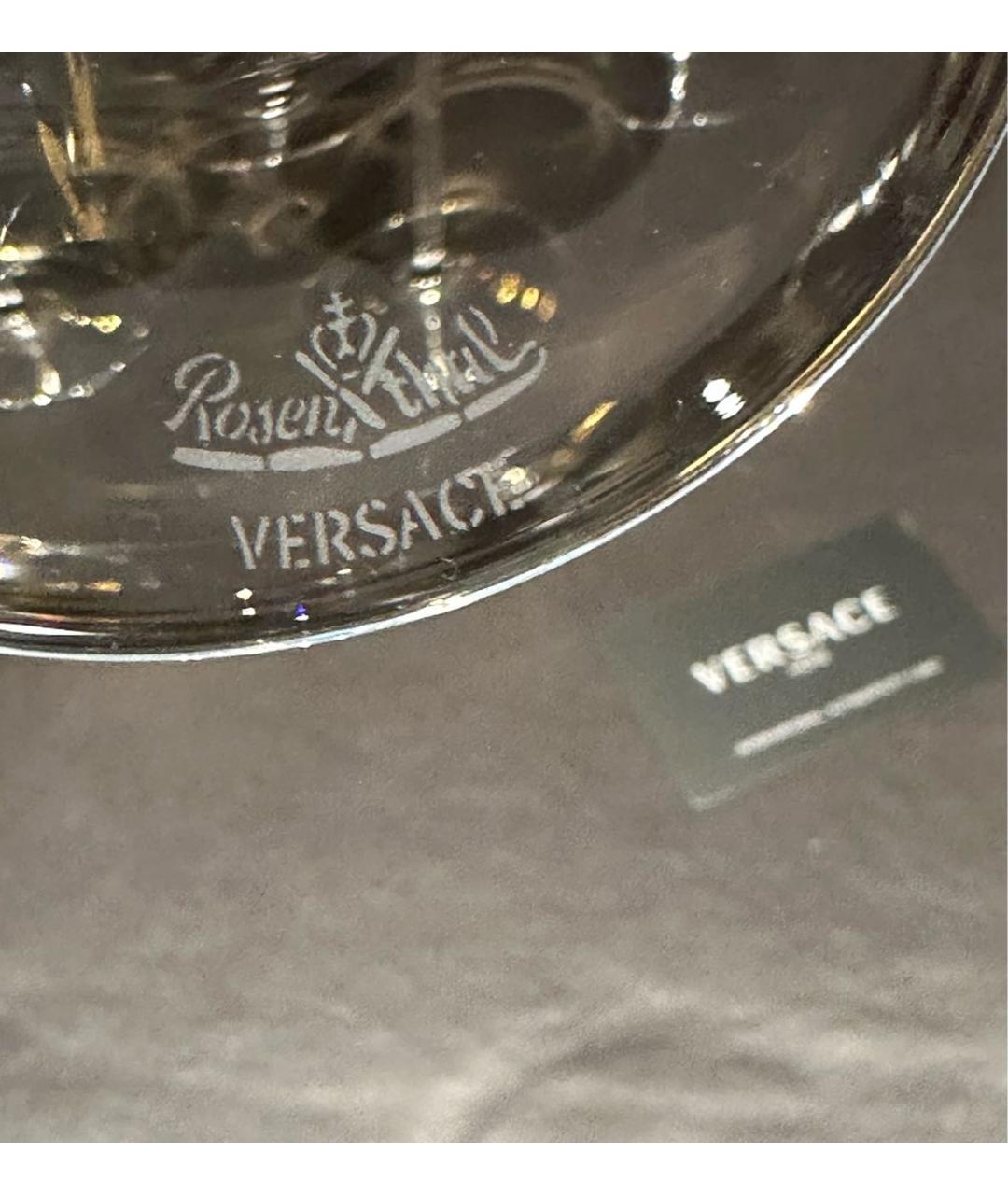VERSACE Стеклянный бокал для вина, фото 3