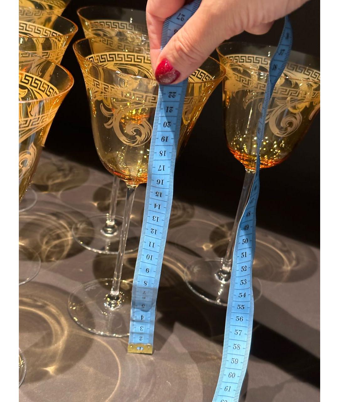 VERSACE Стеклянный бокал для вина, фото 4