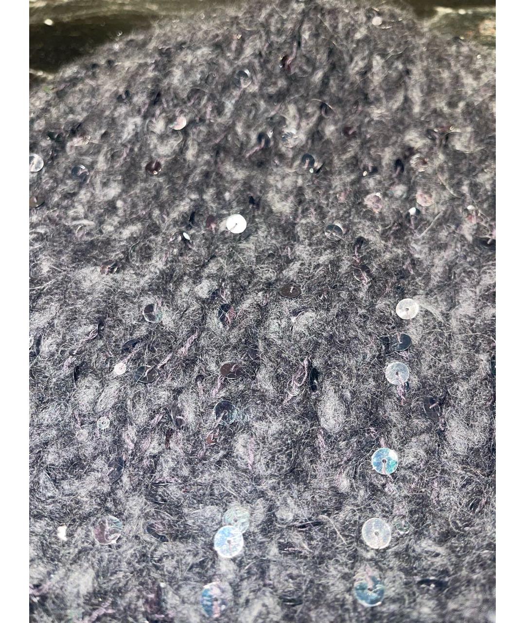 BRUNELLO CUCINELLI Серая шерстяная шапка, фото 2