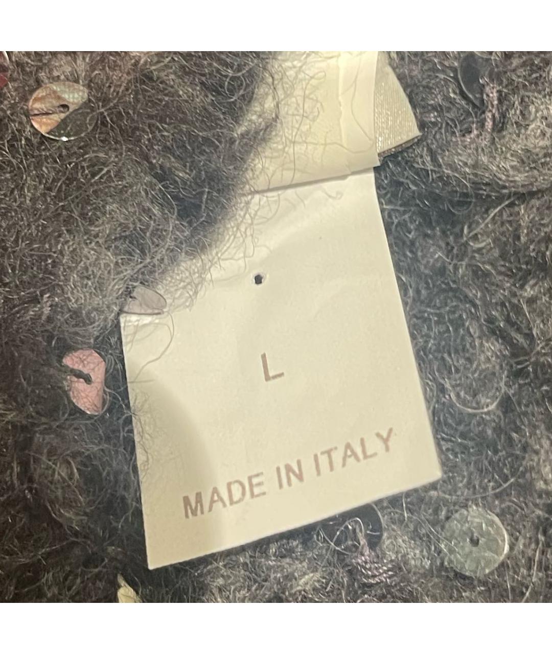 BRUNELLO CUCINELLI Серая шерстяная шапка, фото 4