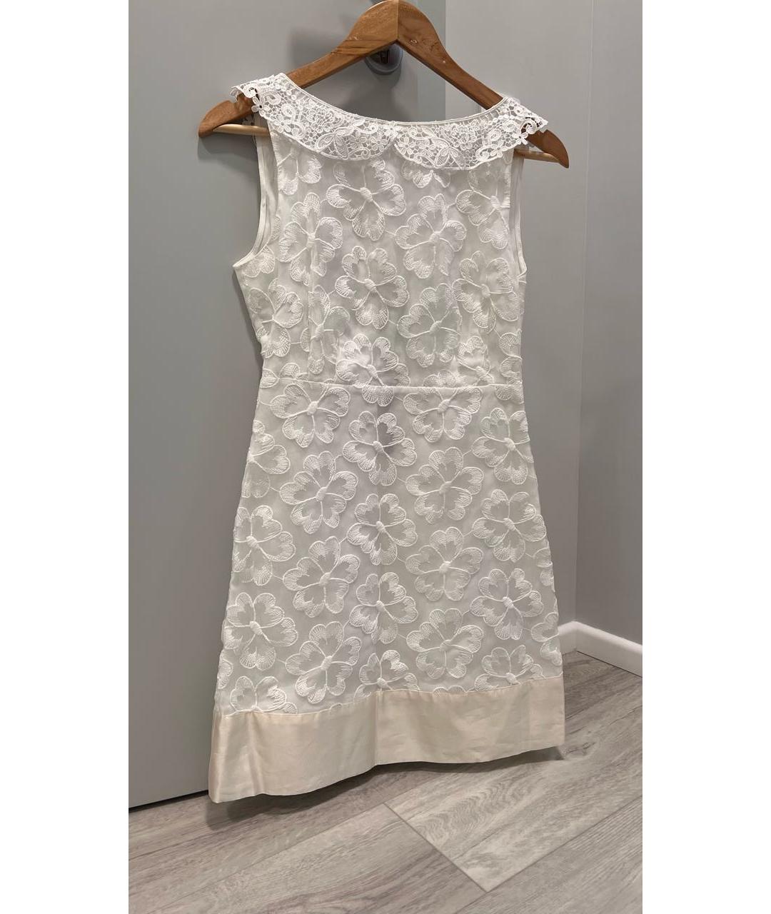 BLUGIRL Белое коктейльное платье, фото 2