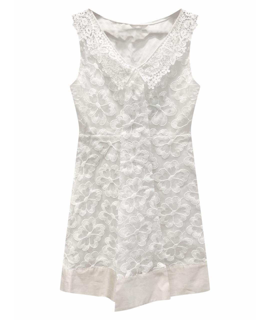 BLUGIRL Белое коктейльное платье, фото 1