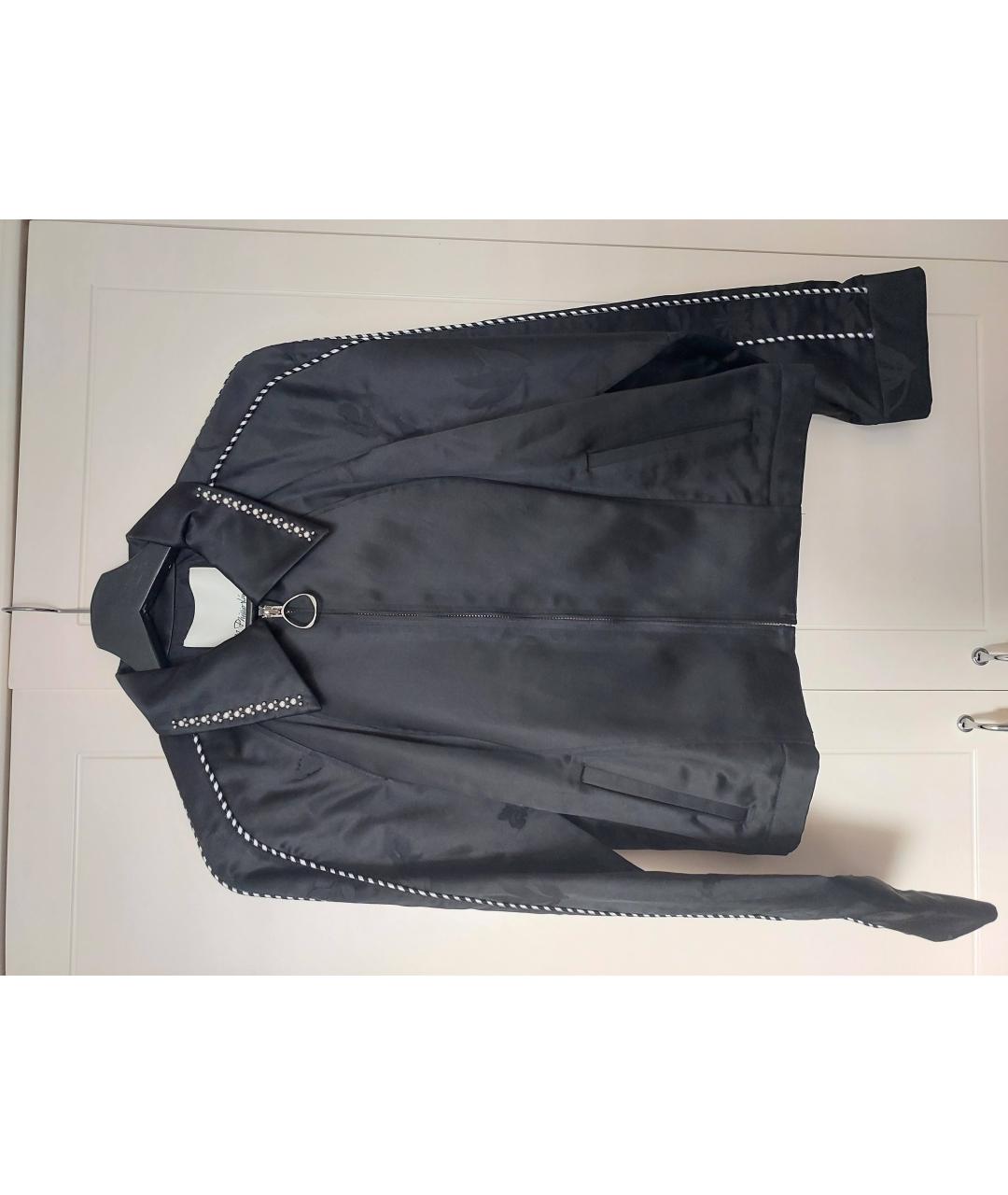 3.1 PHILLIP LIM Черный хлопковый жакет/пиджак, фото 8