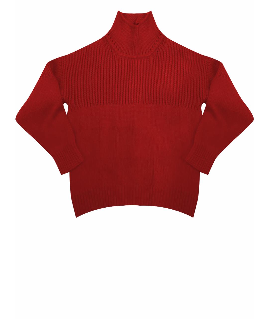 JIL SANDER Красный шерстяной джемпер / свитер, фото 1