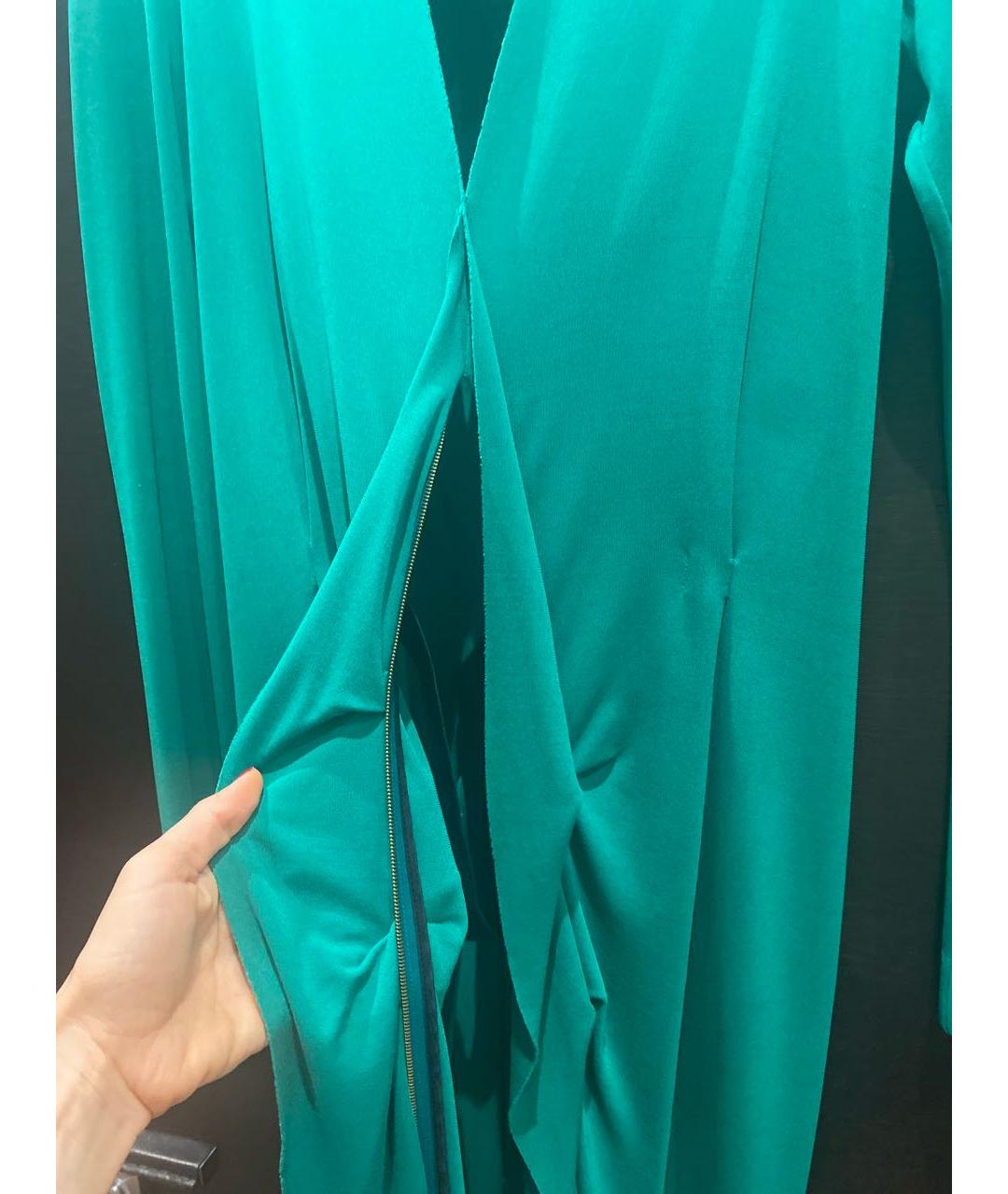 ROLAND MOURET Зеленые полиэстеровое вечернее платье, фото 4