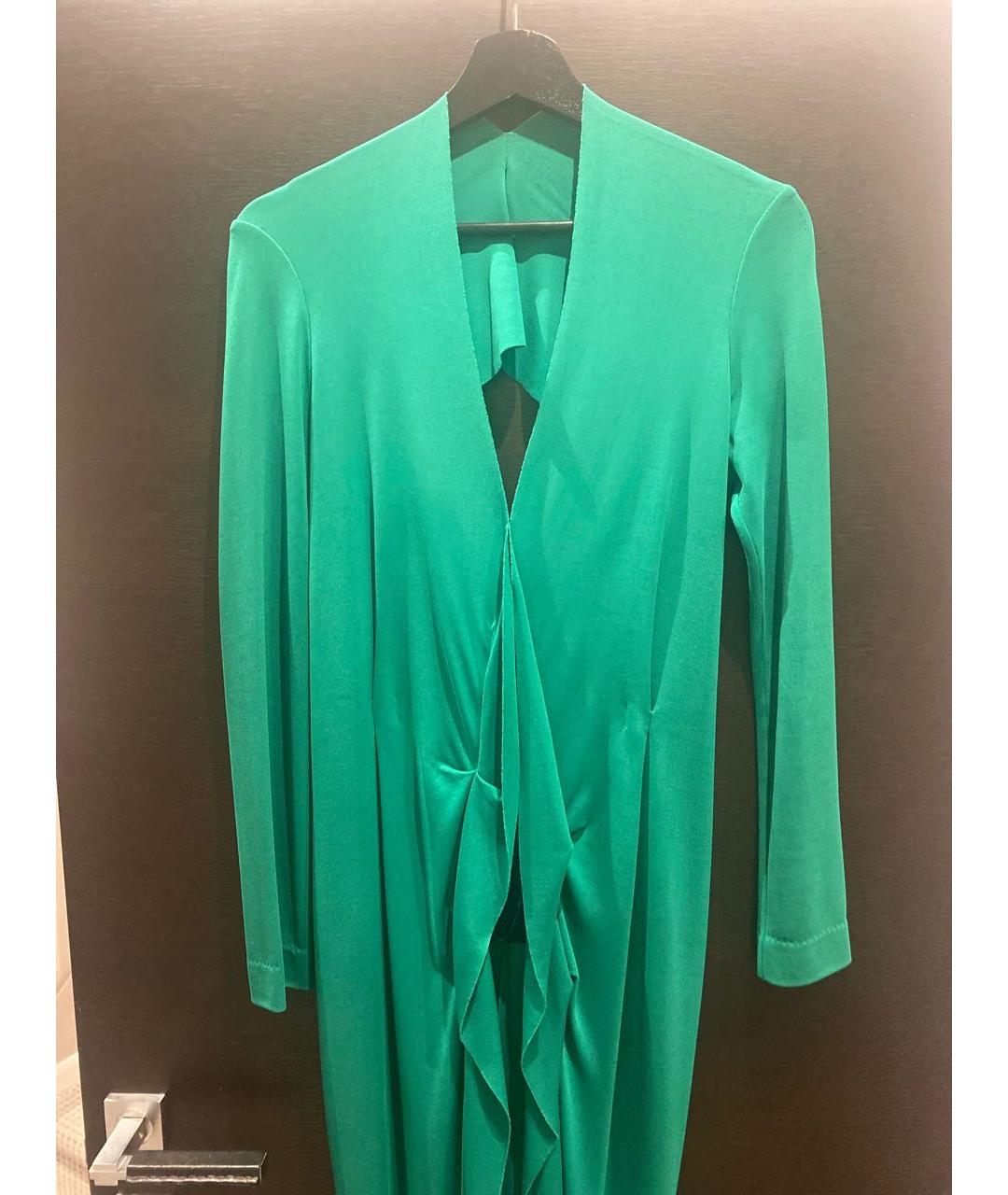 ROLAND MOURET Зеленые полиэстеровое вечернее платье, фото 5
