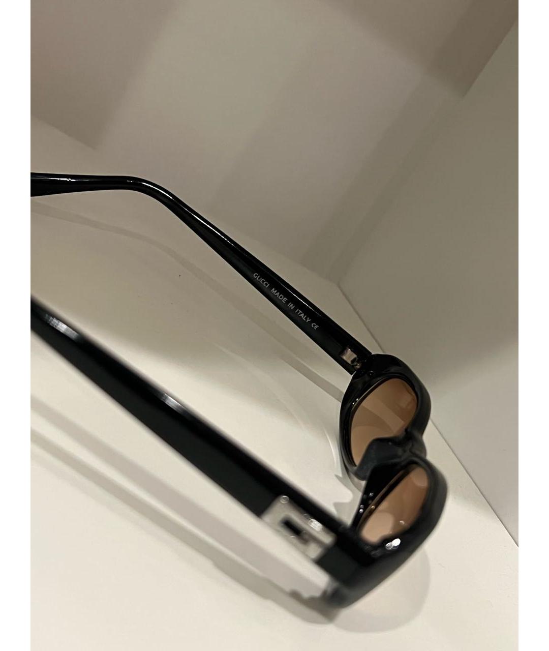 GUCCI Черные пластиковые солнцезащитные очки, фото 4