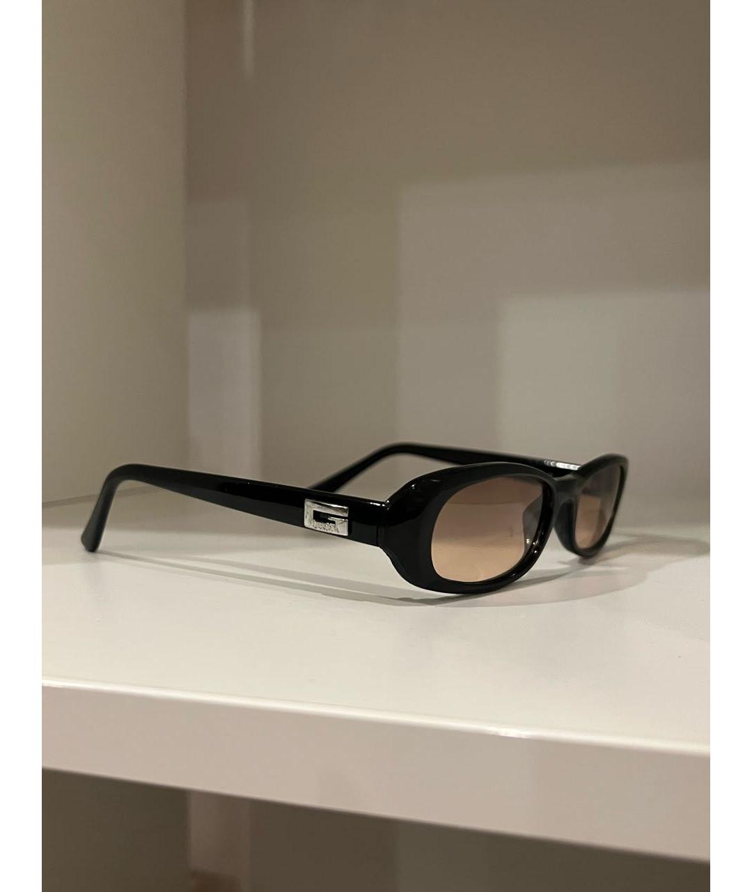 GUCCI Черные пластиковые солнцезащитные очки, фото 2
