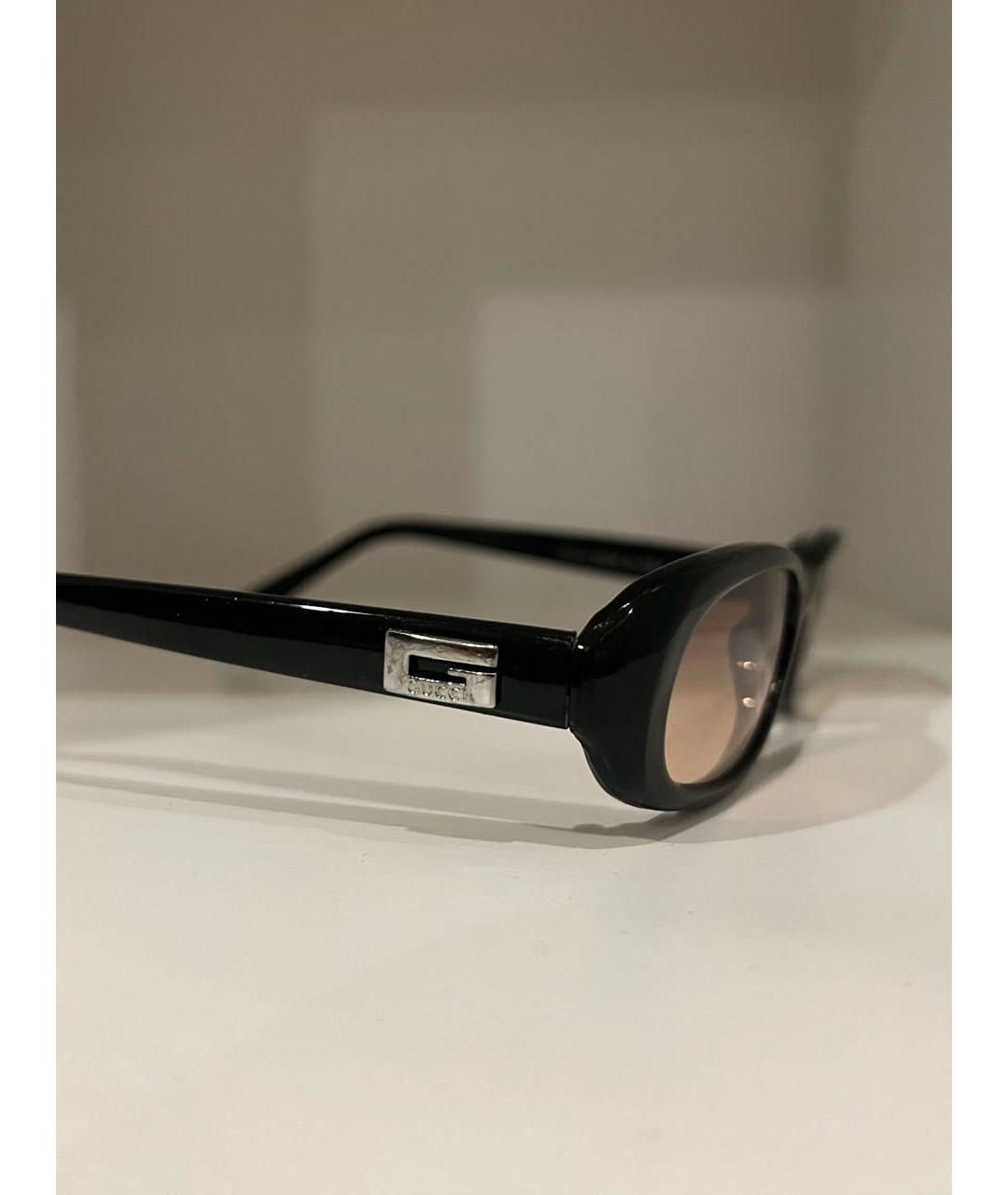 GUCCI Черные пластиковые солнцезащитные очки, фото 3