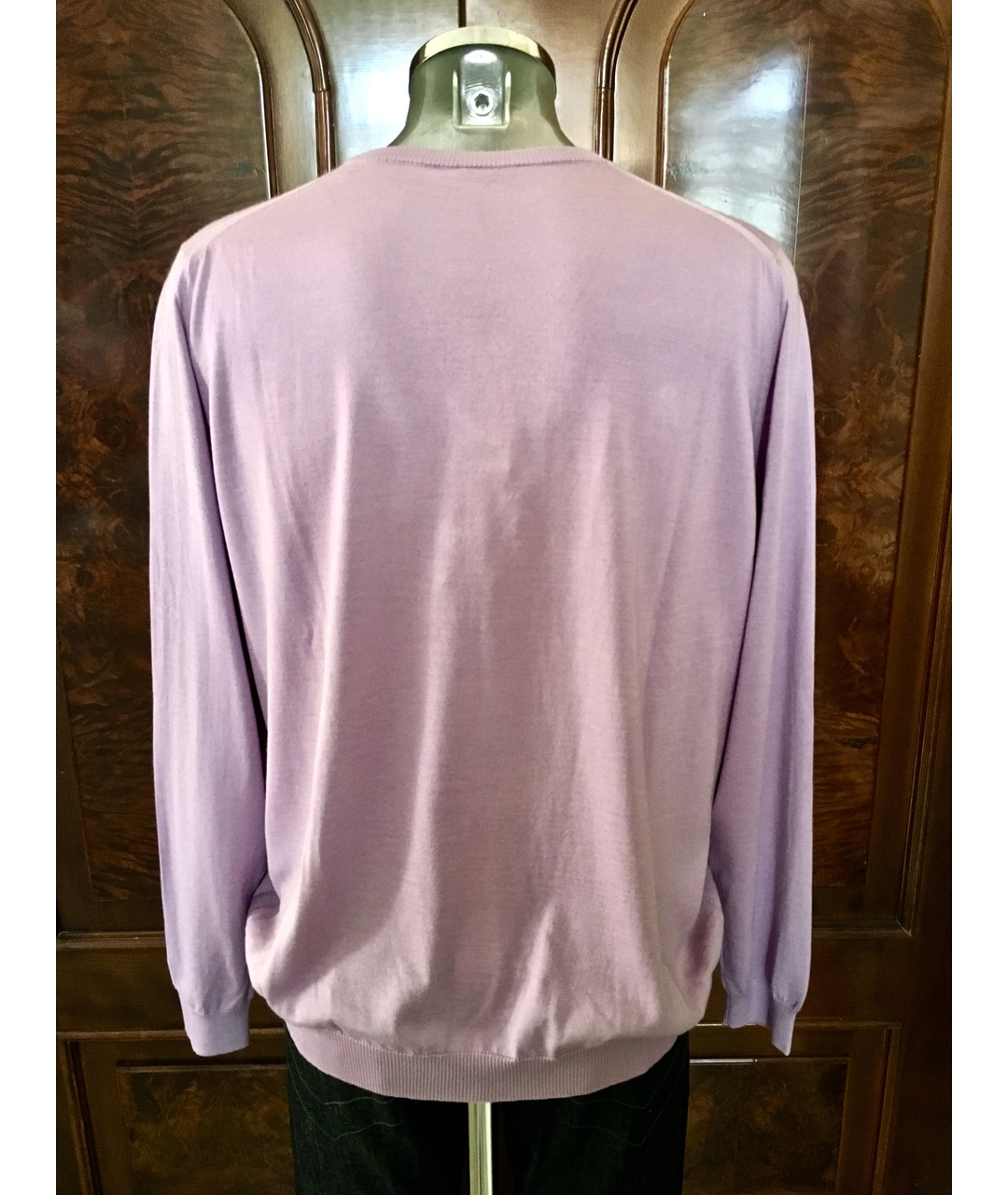 BILANCIONI Фиолетовый кашемировый джемпер / свитер, фото 2