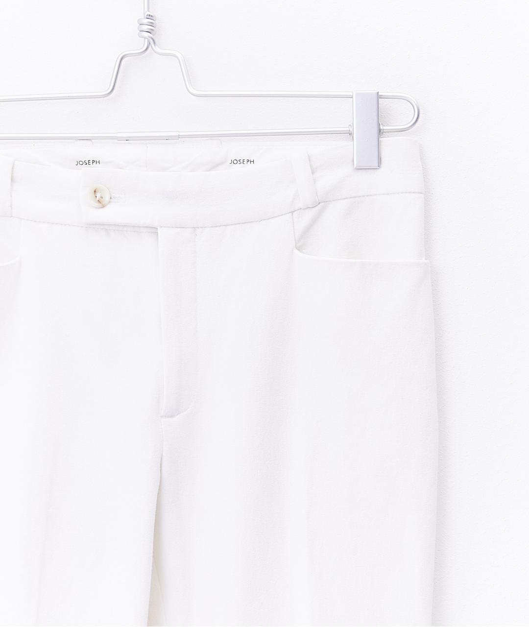 JOSEPH Белые хлопковые брюки узкие, фото 4
