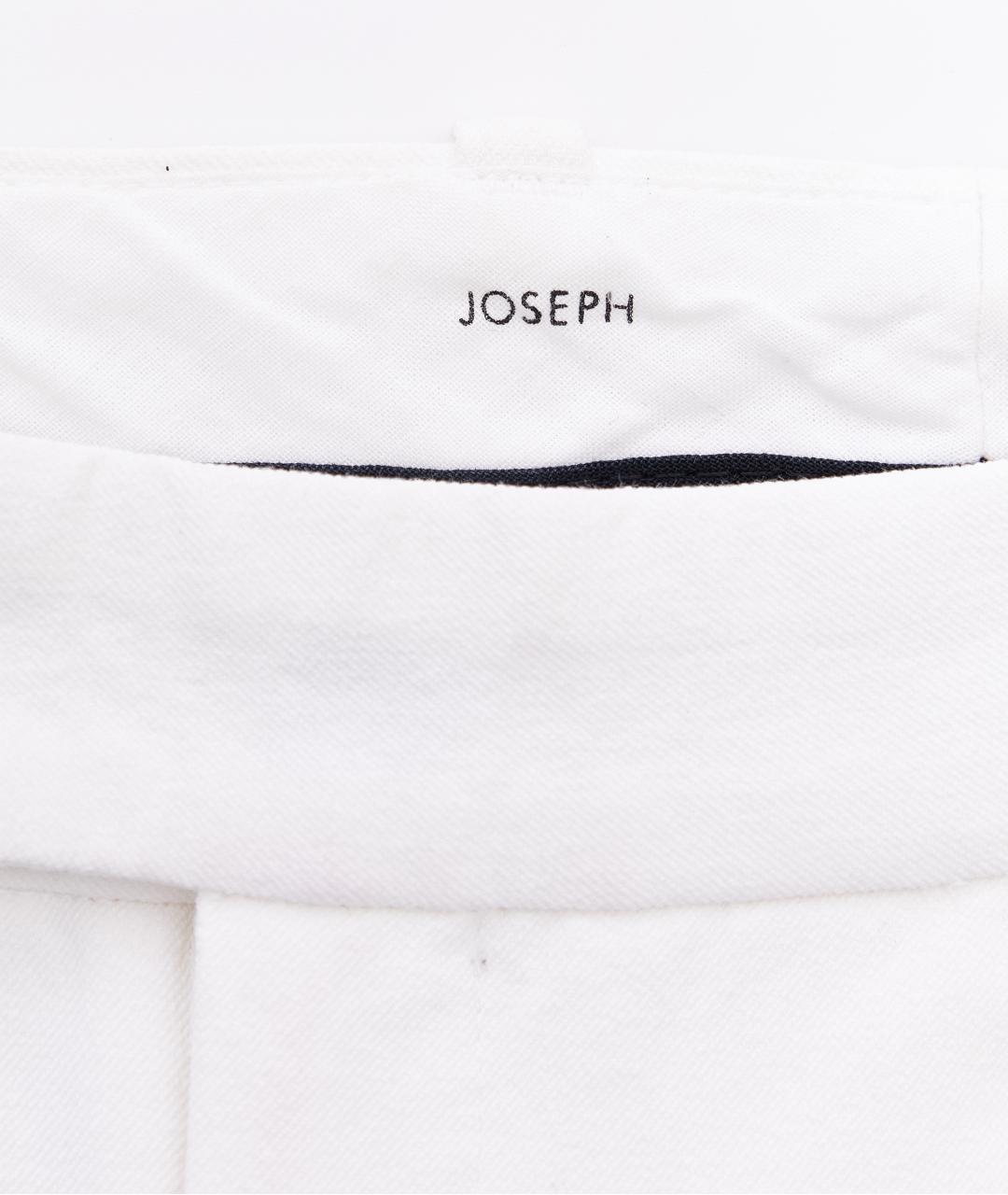JOSEPH Белые хлопковые брюки узкие, фото 5