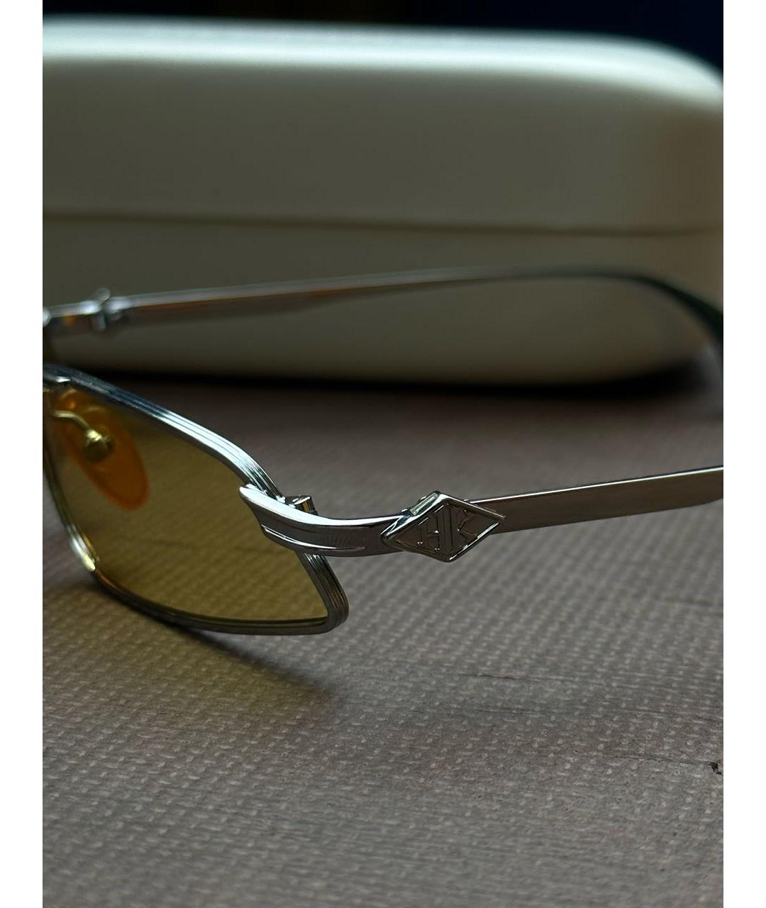 HAN KJOBENHAVN Желтые металлические солнцезащитные очки, фото 3
