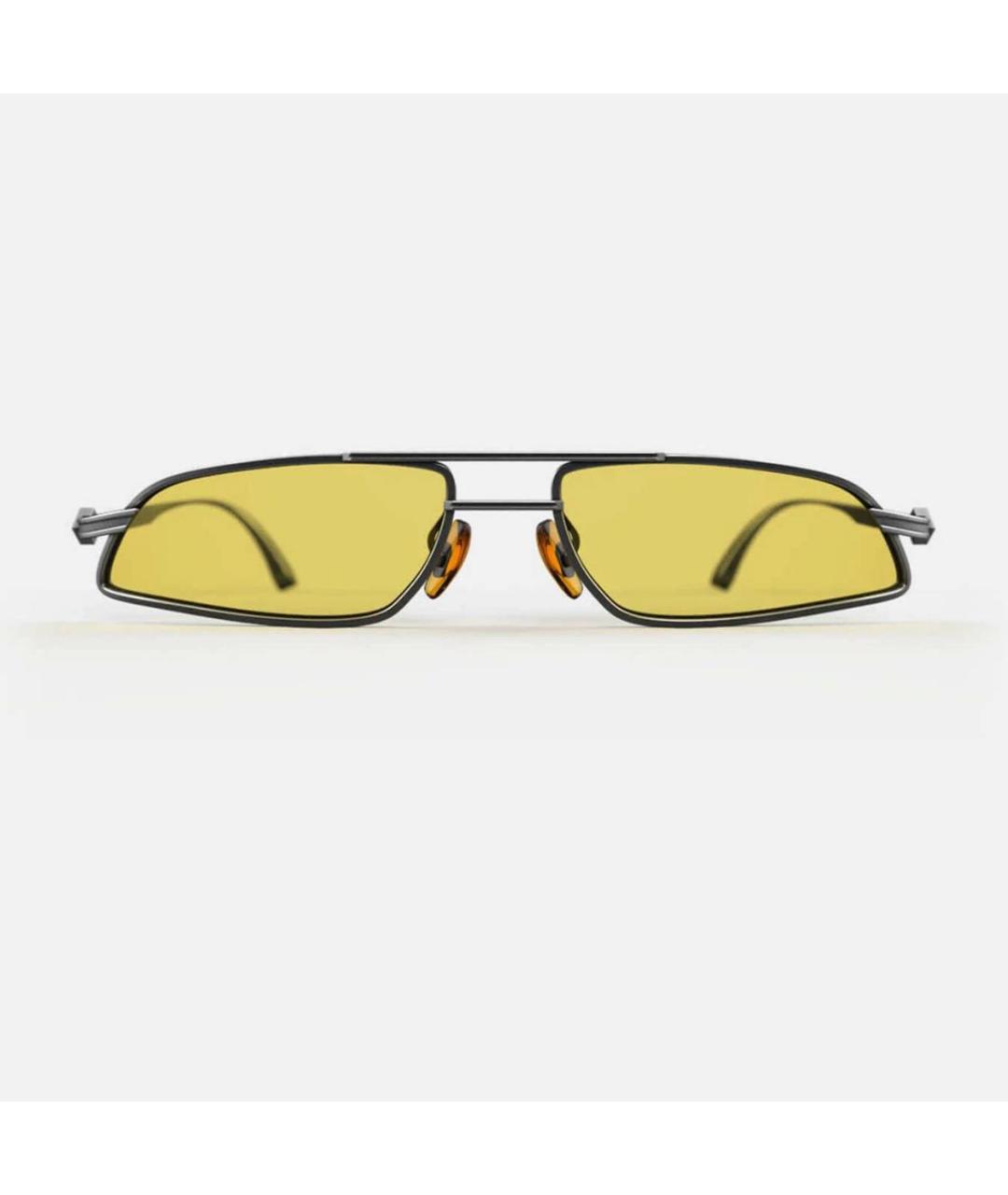 HAN KJOBENHAVN Желтые металлические солнцезащитные очки, фото 7