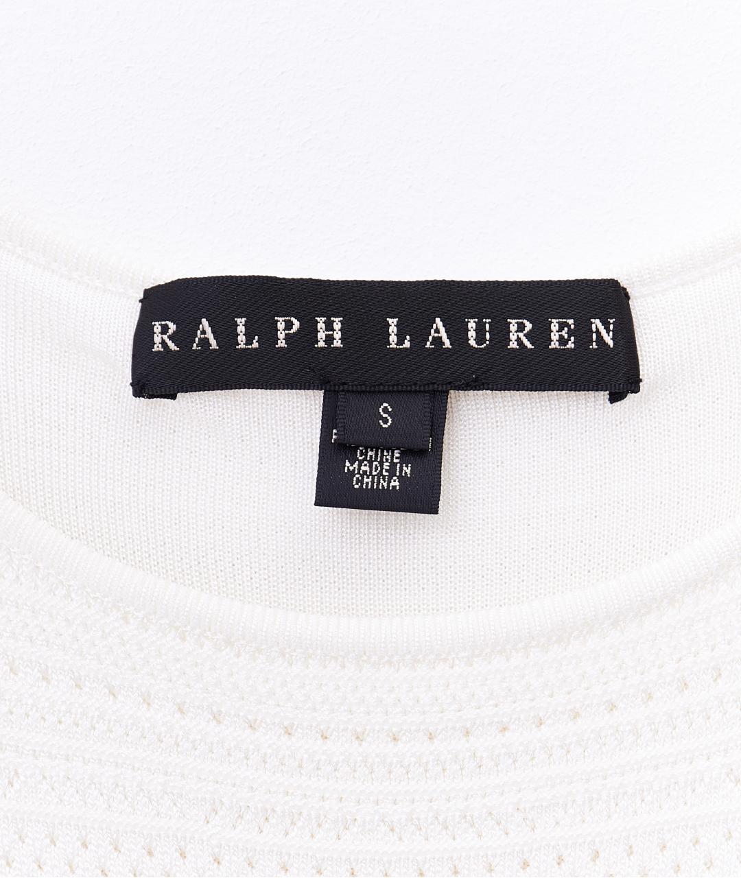 RALPH LAUREN Белое повседневное платье, фото 5