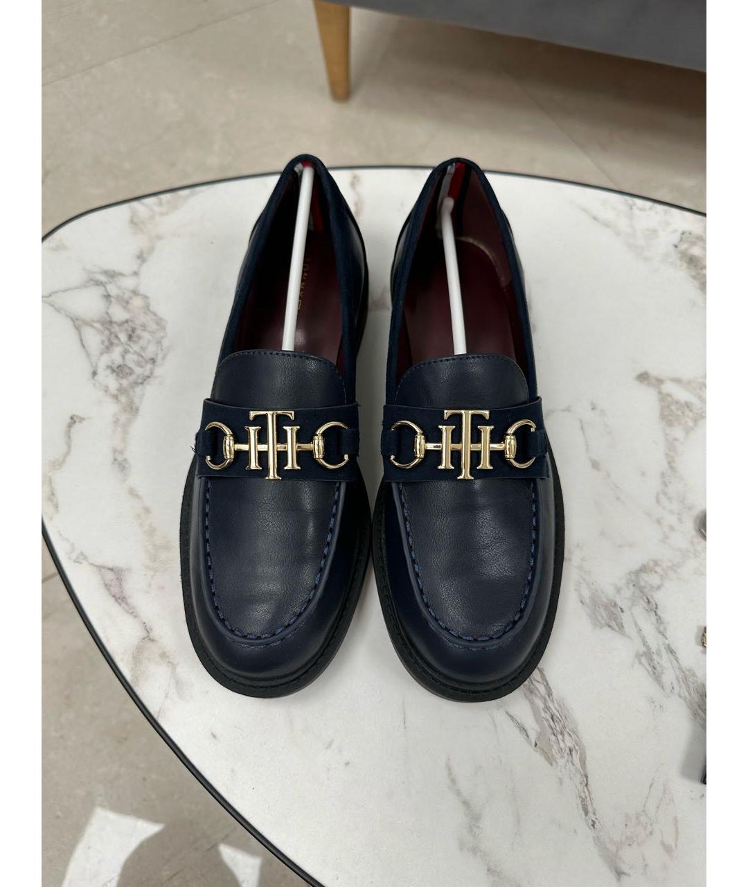 TOMMY HILFIGER Темно-синие лоферы, фото 5