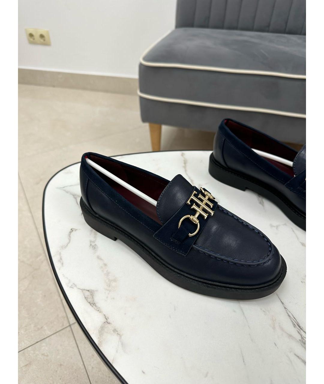 TOMMY HILFIGER Темно-синие лоферы, фото 2