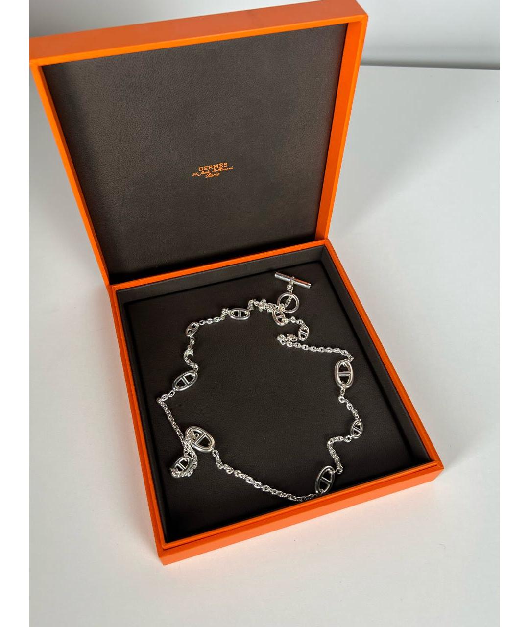 HERMES Серебряная подвеска, фото 3