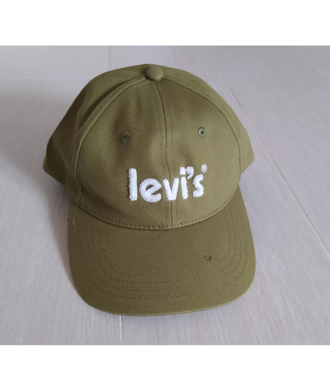 LEVI'S Хаки хлопковая кепка/бейсболка, фото 3