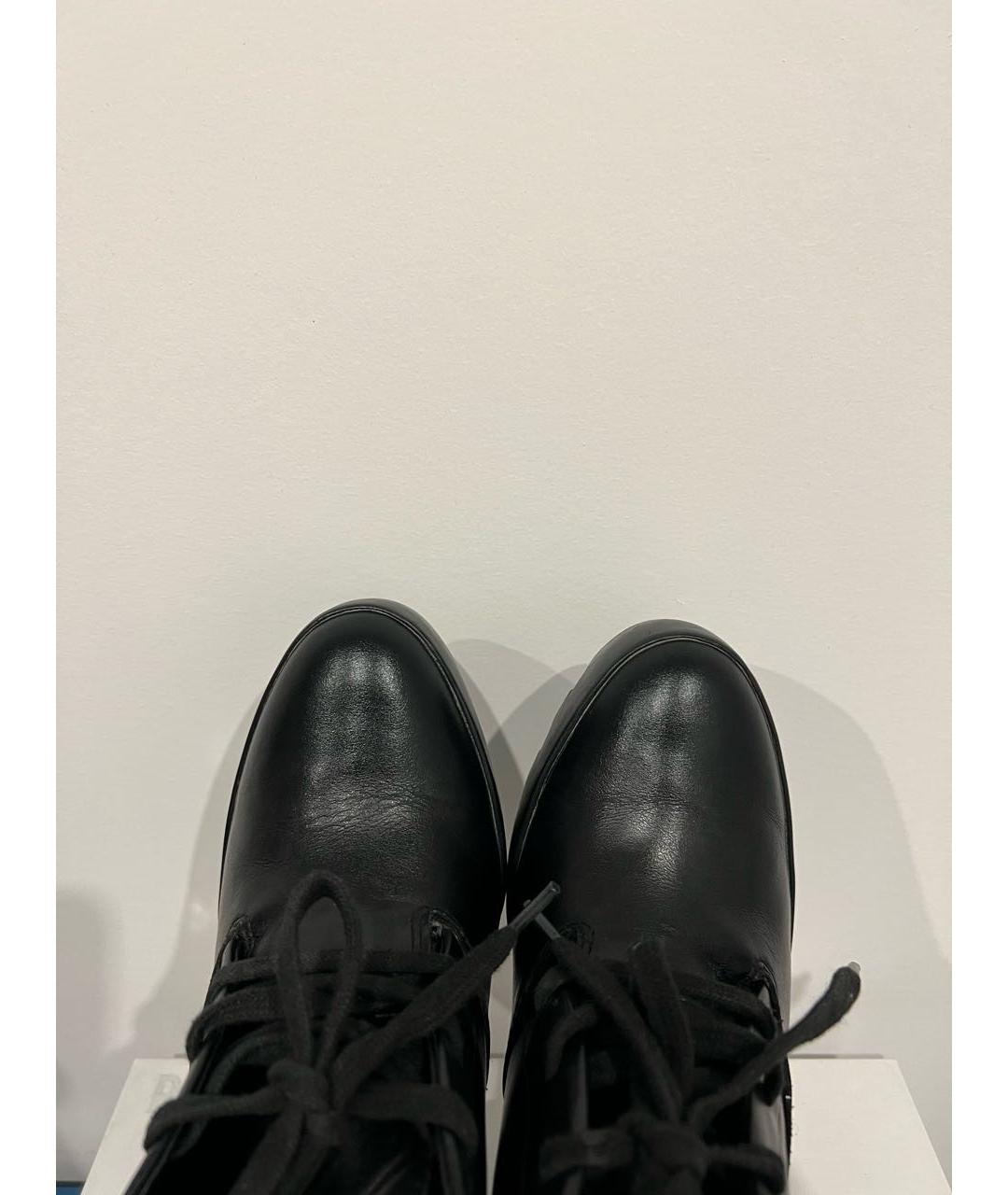 CALVIN KLEIN JEANS Черные кожаные ботинки, фото 3